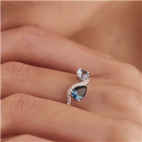 Anello Brosway Donna FANCY - CLOUD LIGHT BLUE in Argento Cubic Zirconia FCL138C - FCL138C